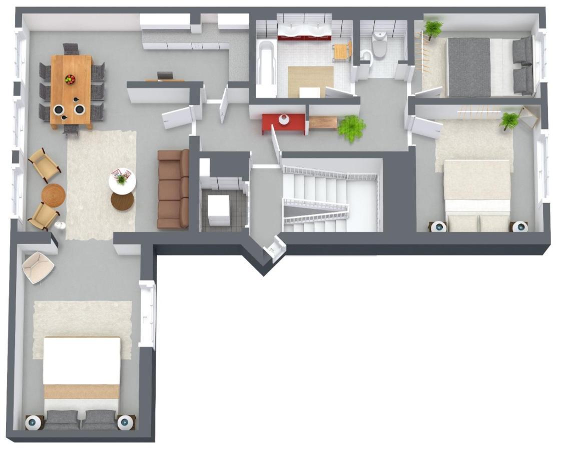 City Apartment 3 Bedroom, Kitchen, Wifi, Workspace, Coffee, Central Hasselt Extérieur photo